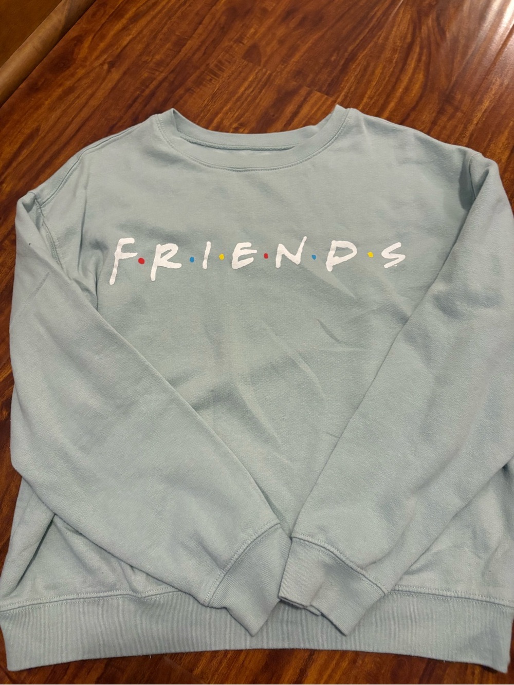 Friends Logo Light Blue Crewneck Sweatshirt